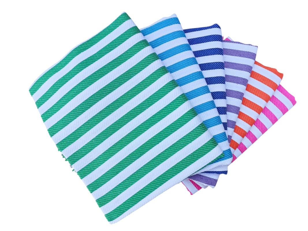 G Fabrics Premium Large Cotton Bath Towels 250 Gsm | Soft Absorbent & Skin-Friendly For Men & Women Bath Towel - Pack Of 4 (Multicolor)