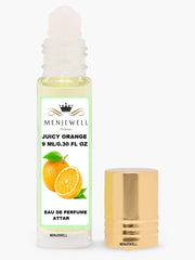 Menjewell Juicy Orange Eau De Parfum Attar Perfume 9ml 0.3 Fl.oz. Unisex Fragrance | Long Lasting