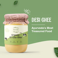 Natural Premium A2 Milk Cultured Cow Ghee By Khari Foods | Rich In Nutrients & Flavor Healthy Pure Cow Ghee For Eyeryday Use | (500ml) 16.9 Ounce | Jar Pack