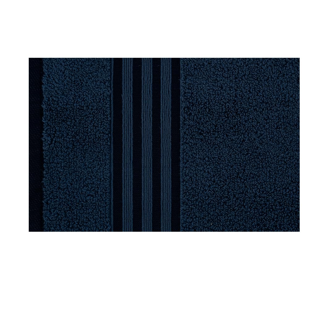 Casa Copenhagen Egyptian Cotton Exotic Hand Towel 400 Gsm (Zt Navy)- 2 Pcs