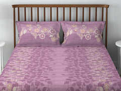 100% Cotton Double Bedsheet With 2 Pillow Cover - 90 X 100 Inches, Blush | Soft & Breathable, Comfortable & Durable Bedding For All Seasons