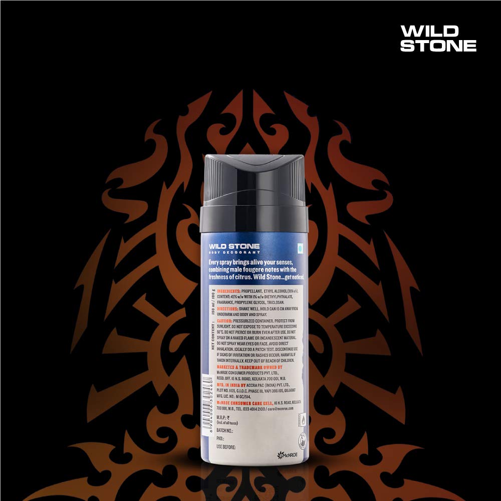 Wild Stone Legend Deodorant Long Lasting Body Spray 150ml 5.0 Fl.oz.| Perfect Gift For Boyfriend