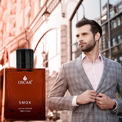 Oscar Smok Perfume For Men 100ml 3.4 Fl.oz. | Notes Of Vetiver & Patchouli | Premium Luxury Perfume | Edp For Men | Long Lasting Fragrance | Eau De Parfum | Fresh Fragrance