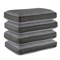Memory Foam Pillow For Sleeping, Orthopedic Pillows For Neck Pain, Light Grey - 21 X 15 X 5 Inch | Memory Foam Pillows, Bed Pillow, Medium Firm, Care - Light Machine Wash - Set Of 4