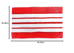 Mythos Cotton Multi Color Striped Hand Towels 450 Gsm | High Absrobent (Set Of 10)