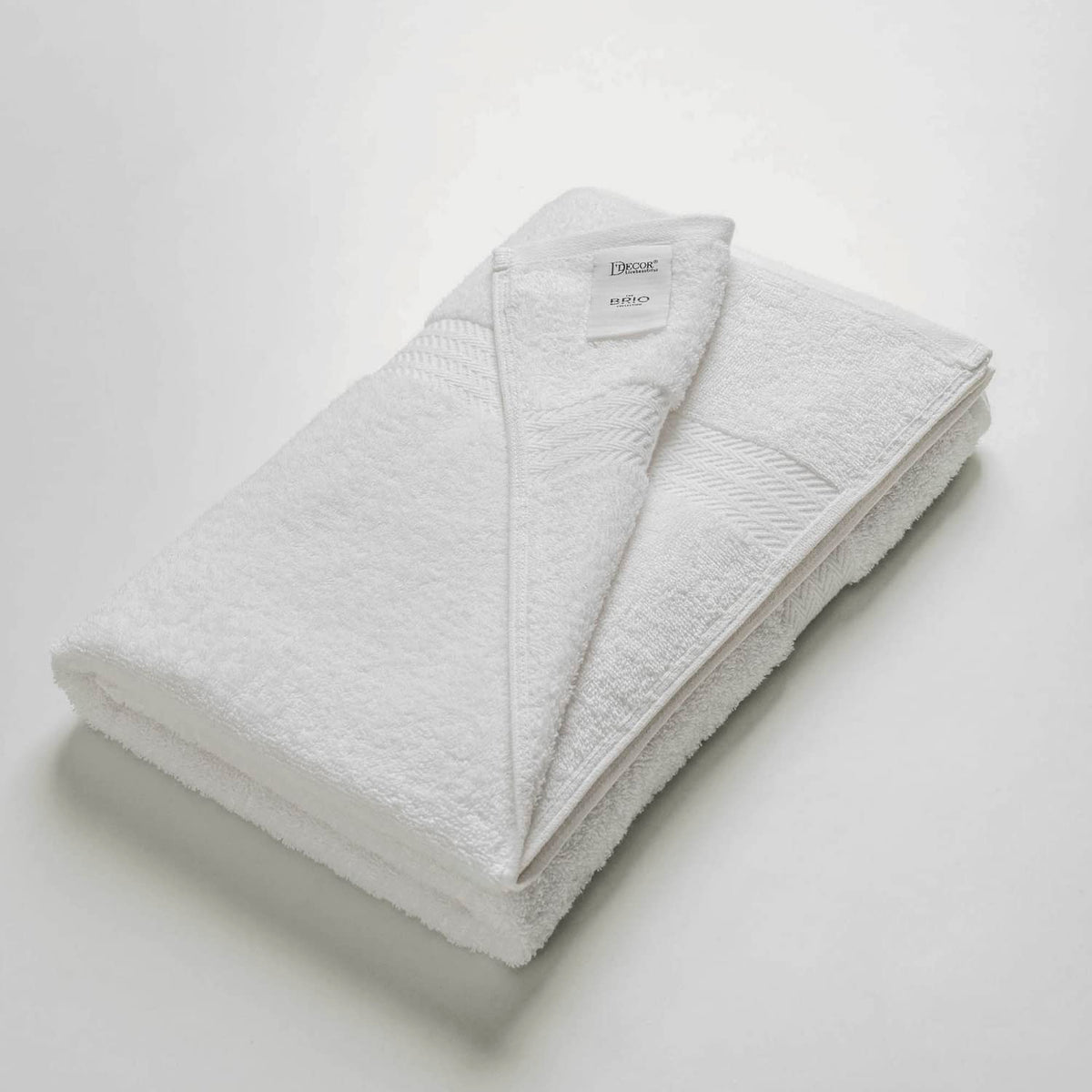 Ddecor Live Beautiful 100% Cotton Bath Towel 500 Gsm | Large Size Bath Towel Soft & Absorbent For Men & Women (White)