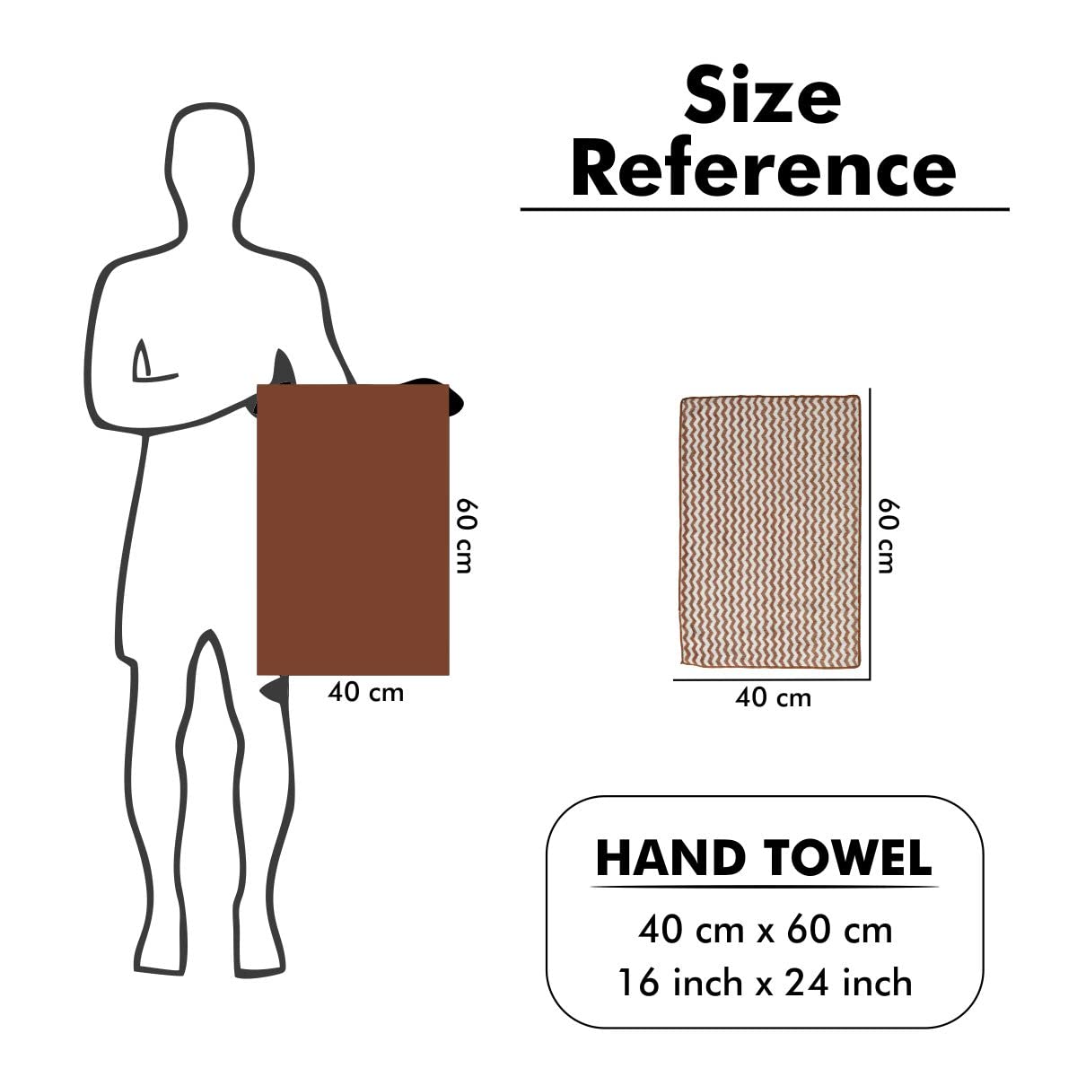 Urbanleaf Super Soft Microfiber Designer Hand Towels 400 Gsm (Multicolours)- 2 Pieces