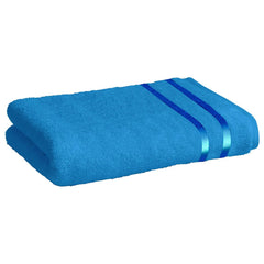 Story@Home 100% Cotton Large Size Bath Towels 450 Gsm | Perfect For Everyday Use (Blue)