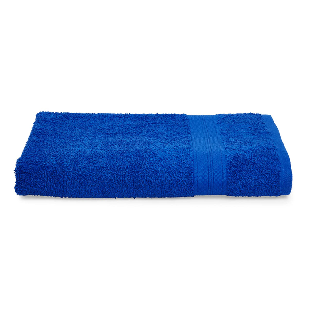 Spaces 100% Cotton Bath Towel 500 Gsm | High Absorbency Easy Care Soft Feel Cotton Bath Towels (Dark Blue)