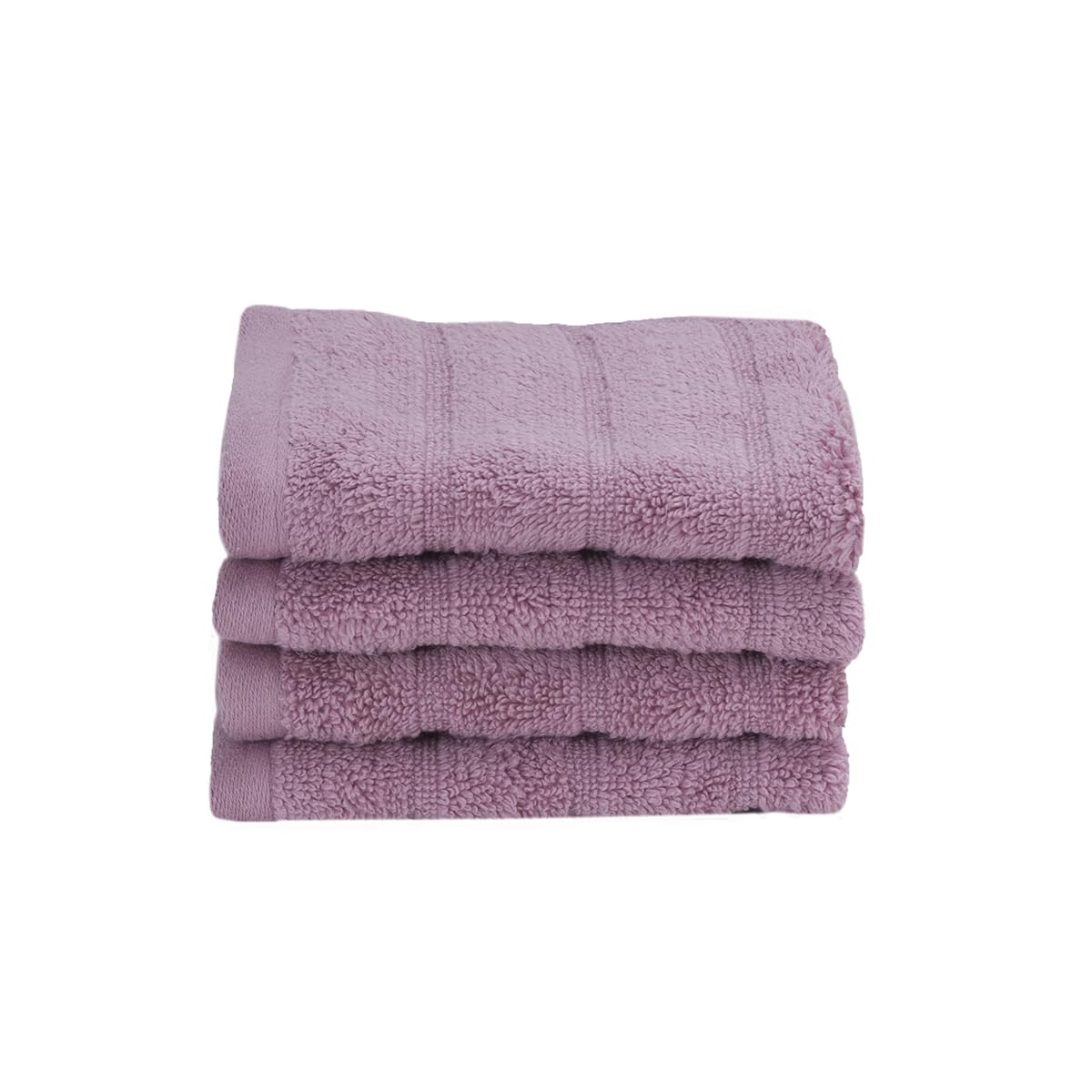 Maspar 100% Cotton Casper Face Towel 700 Gsm (Purple) - 4 Pcs