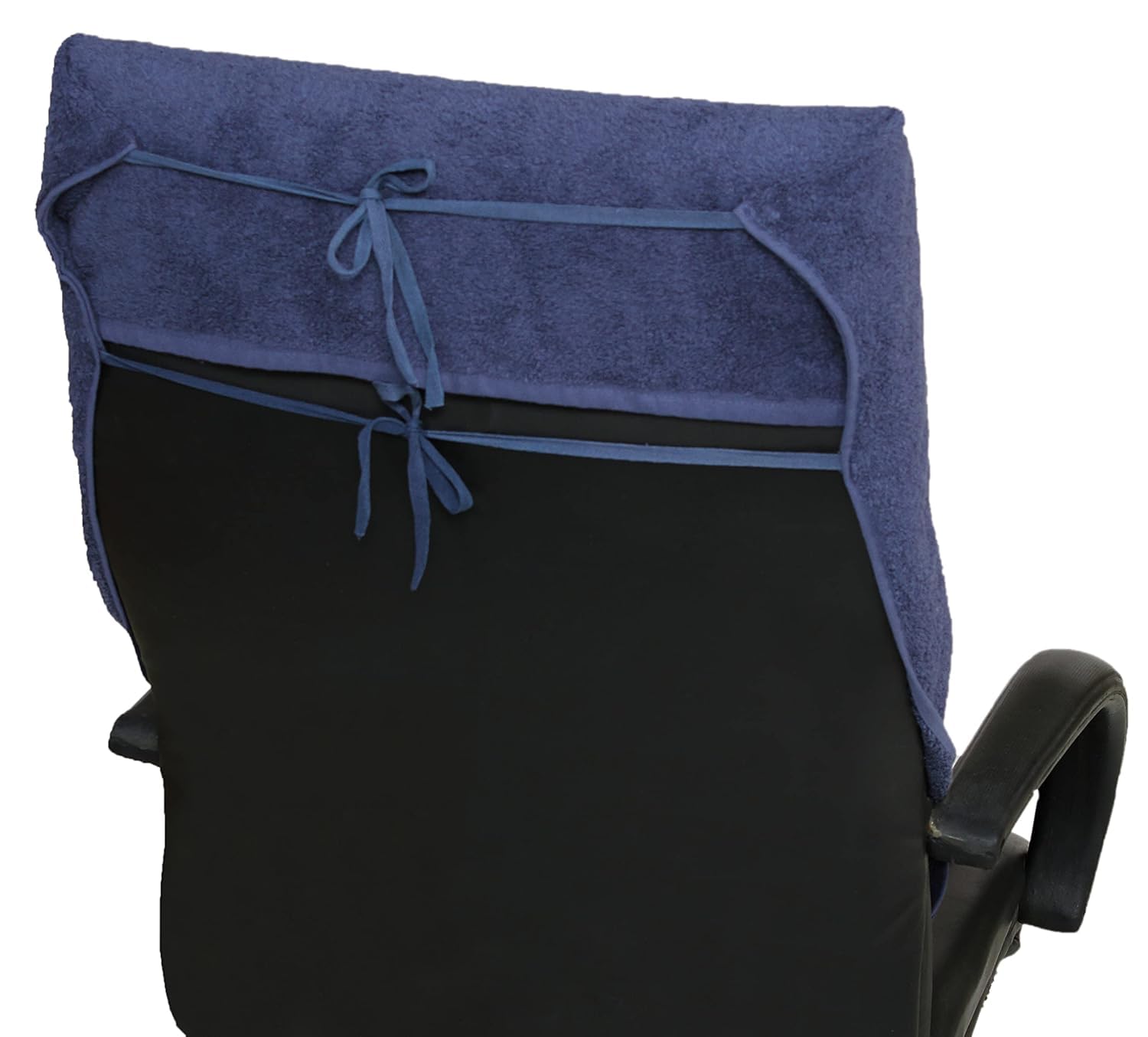 Vvip Home 100% Cotton Luxary Office Chair Towel 550 Gsm (Blue)