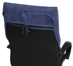 Vvip Home 100% Cotton Luxary Office Chair Towel 550 Gsm (Blue)