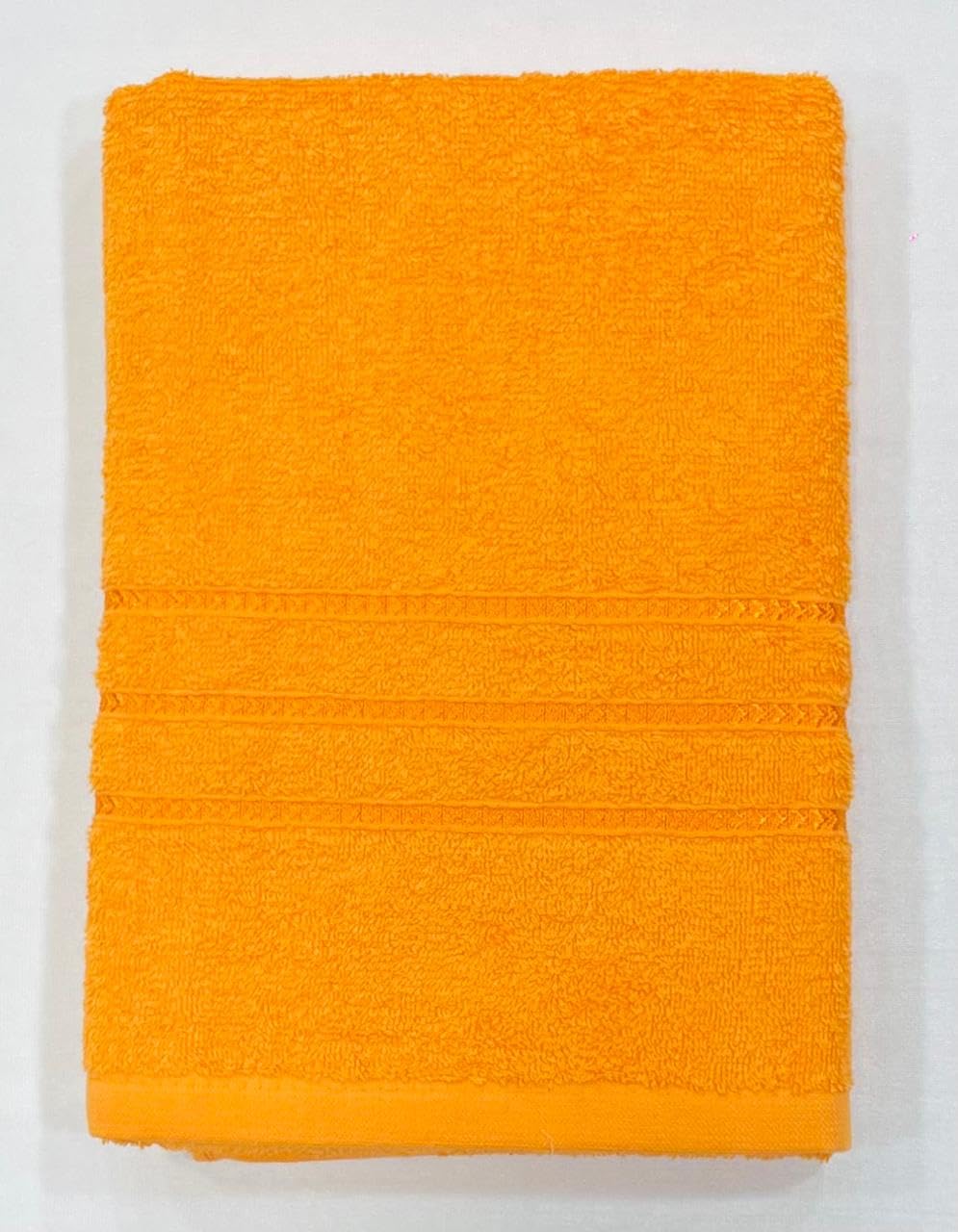 Bombay Dyeing Flora Small Size Bath Towel 500 Gsm - Orange