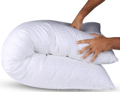 Microfiber Long Body Pillow For Pregnancy, Side Sleeping, Size - 18 X 54 Inch | Multipurpose Pregnancy Maternity Pillow, For Cuddle, Lightweight, Adjustable Pillow, Full Body Support