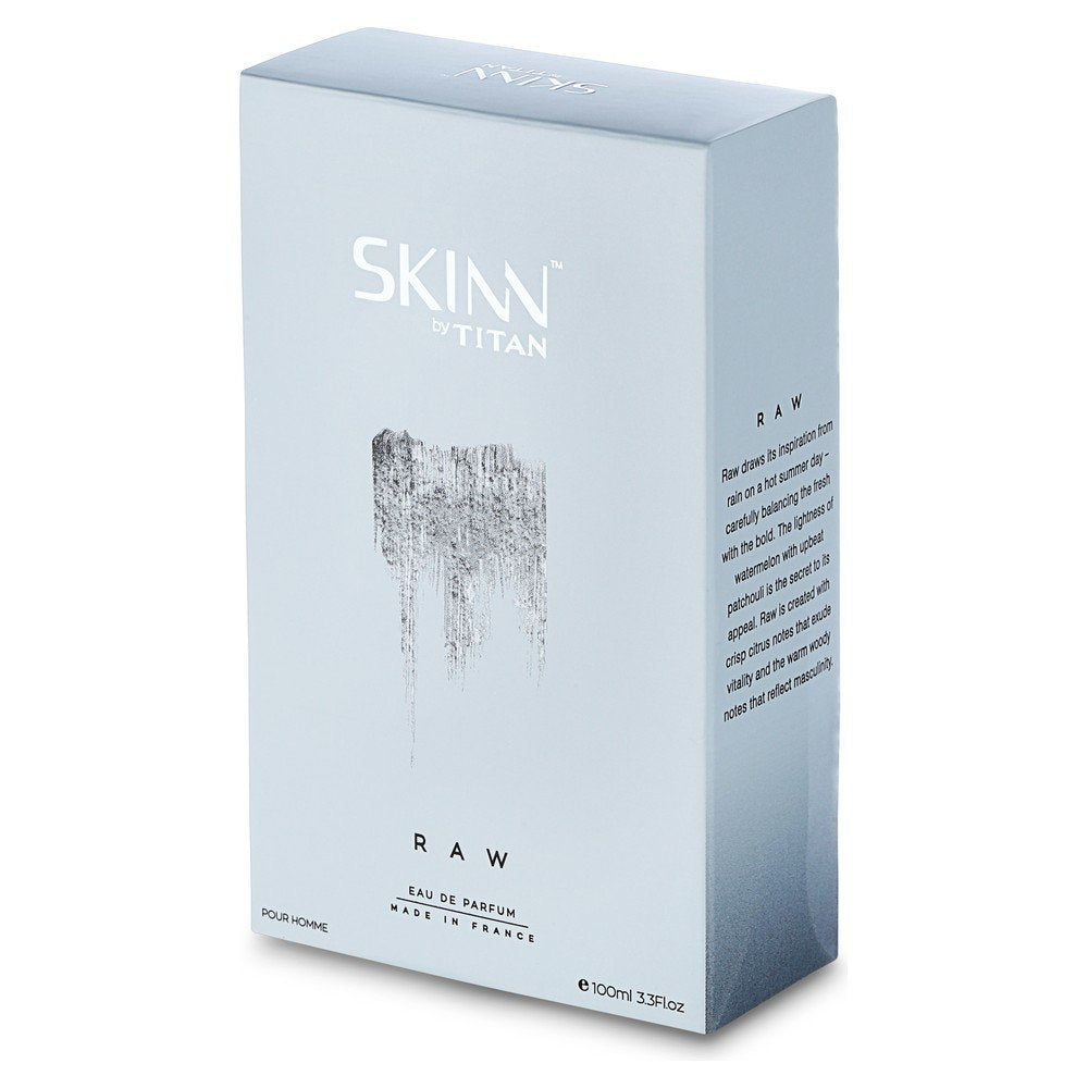 Skinn By Titan Raw Eau De Perfume For Men, 100ml 3.4 Fl.oz. | Long Lasting Fragrance