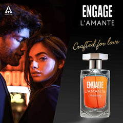 Engage L'amante Moments Absolute & Intensity Eau De Parfum 100ml Each 3.4 Fl.oz. | Gift Box For Men And Women | Perfect For Wedding , Anniversary , Valentine Gifting