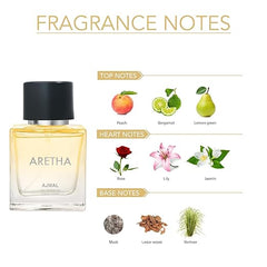 Ajmal Aretha Eau De Perfume Fruity Perfume 50ml 1.7 Fl.oz. | Long Lasting Scent Spray Gift For Women