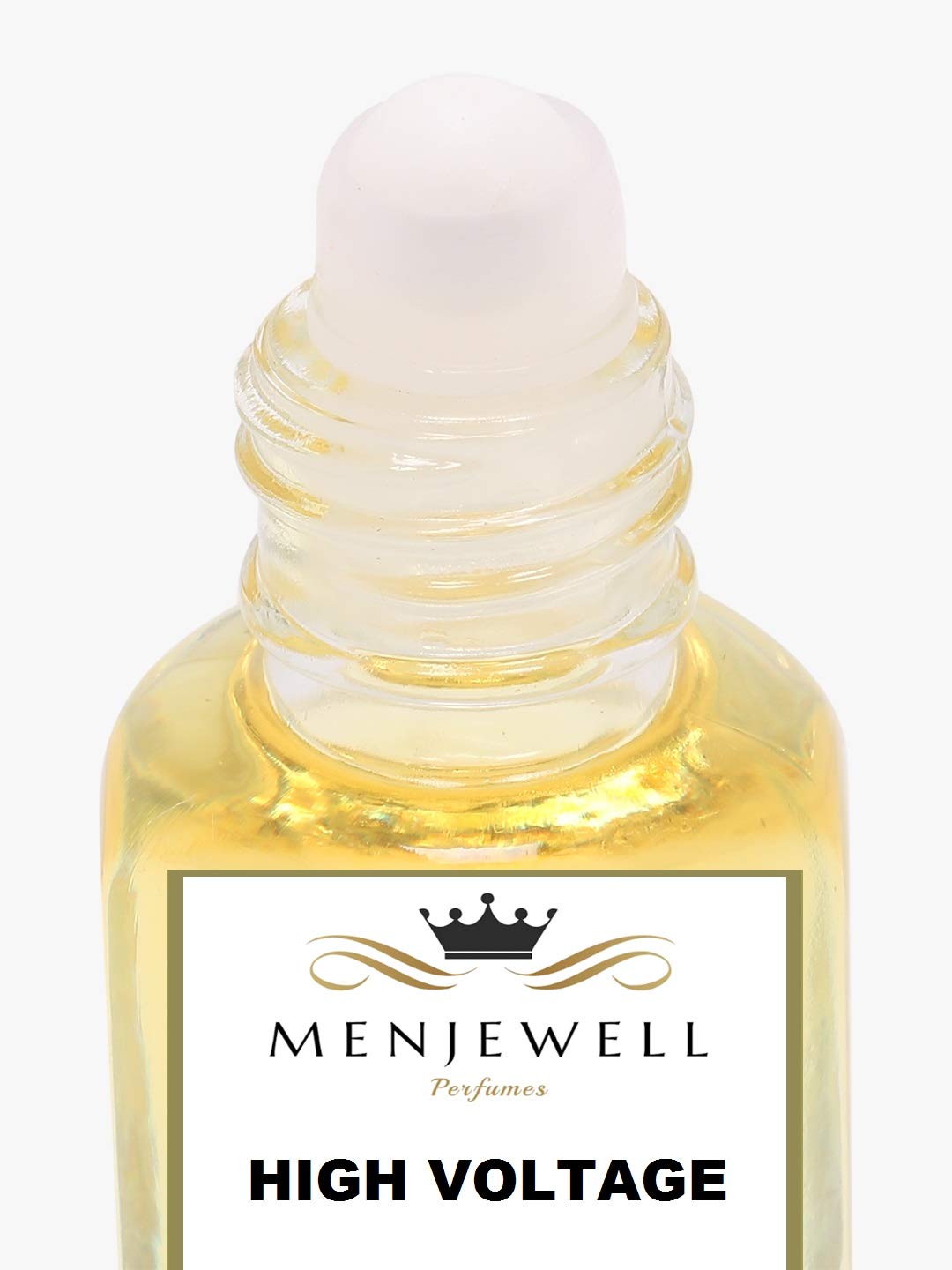 Menjewell High Voltage Love Attar Perfume 5ml 0.17 Fl.oz. Unisex Luxury Fragrance | Long Lasting | Non Alcoholic