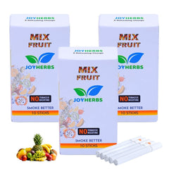 Natural & Ayurvedic Herbs, Mixed Fruit Flavoured King Size Herbal Smoke Sticks Pack Of 30 - Tobacco Free & Nicotine Free