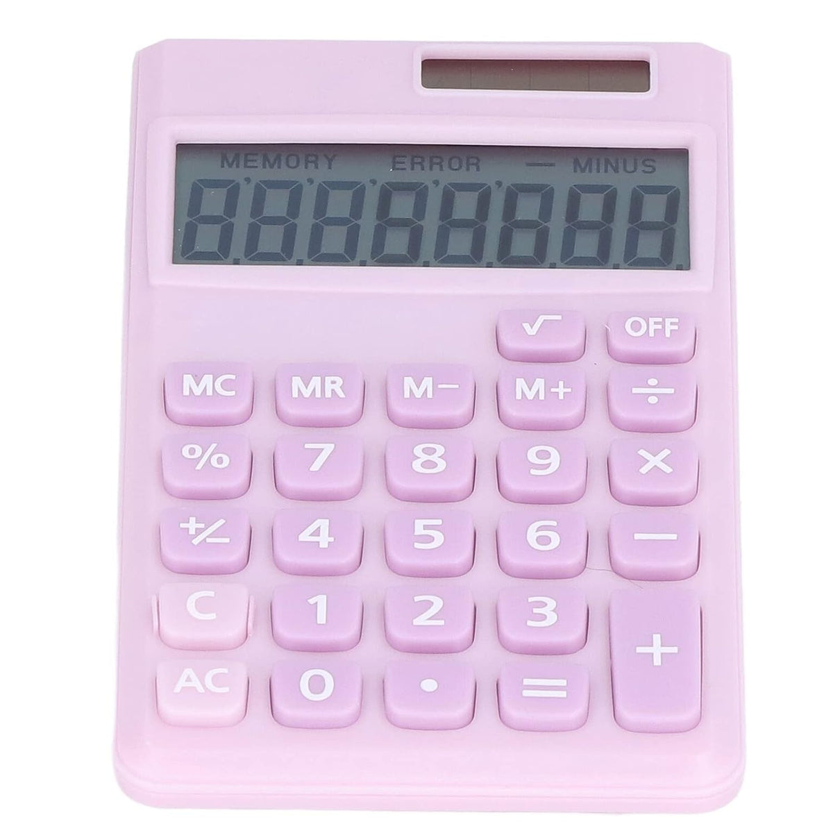Small Calculator, Calculators For Office For Business Big Button Design For Home (Pale Pinkish ) | Calculator 8 Digit LCD Display, Large Key Design