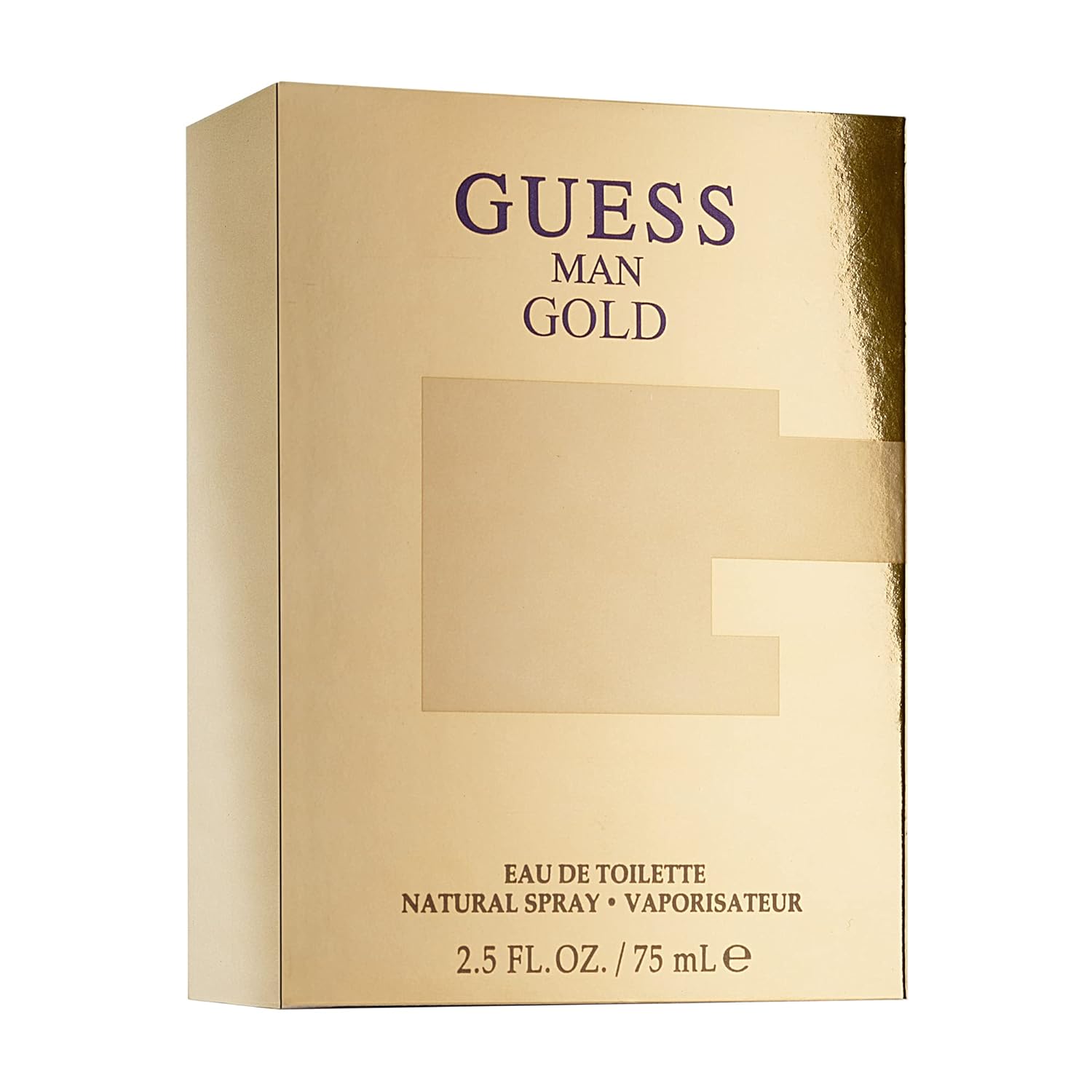 Guess Gold Eau De Toilette Natural Spray For Man 75ml 2.5 Fl.oz. | Long Lasting