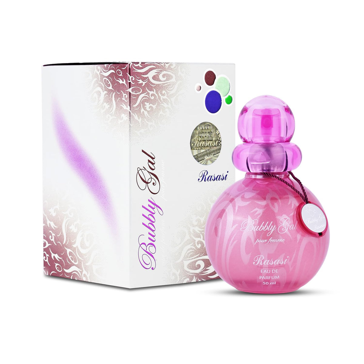 Rasasi Bubbly Gal Pour Femme Eau De Parfum 50ml 1.7 Fl.oz. Women Luxury Fragrance | Long Lasting