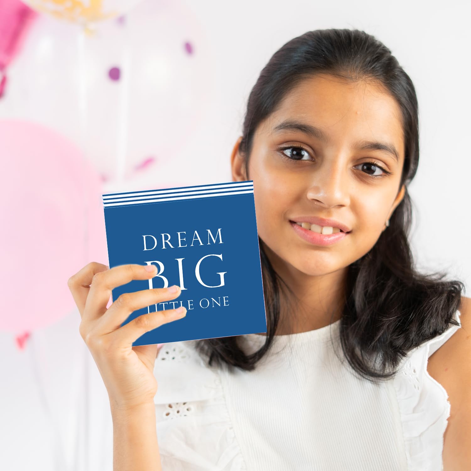 Notepad For Daily Notes & Ideas, Stylish "Dream Big Little One" Memo Pad, 200 Pages