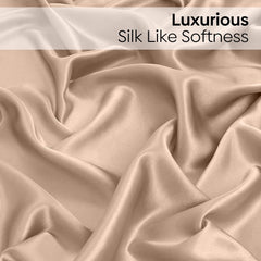 Premium Double Bedsheet For Queen Size | 100 X 90 Inches, Golden Sand With 2 Pillow Covers | Skin Friendly Fabric For Everyday Comfort
