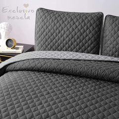 100% Cotton King Size Bedsheet With 2 Pillow Cover | 90 X 100 Inches, Dark Grey | Super Soft Premium Brushed Glace Cotton Bedsheet-Light Weight