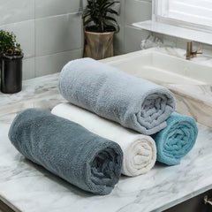 Cotton Bolls Textiles 100% Cotton Extra Large Hand Towels 650 Gsm | Ultra Soft, Highly Absorbent For Gym, Kitchen, Pool, Travel & Home (Multicolor) - Set Of 4