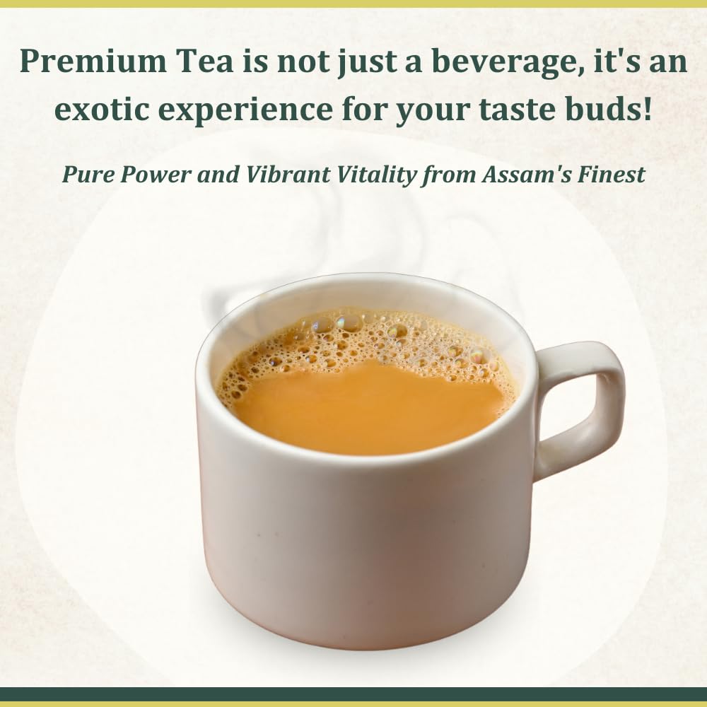 Tea And Twigs Premium Tea - Pack Of 4 X 250gm, 8.8 Ounce Each | Premium Second Flush CTC Chai Patti & 100% Natural Spices - Kadak Black Tea | Medium Caffeine Assam Tea