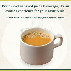 Tea And Twigs Premium Tea - 250gm, 8.8 Ounce | Premium Second Flush CTC Chai Patti & 100% Natural Spices - Kadak Black Tea | Medium Caffeine Assam Tea