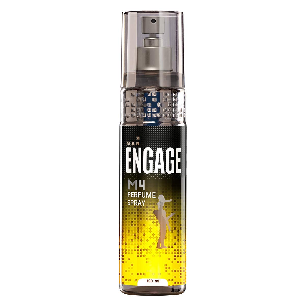 Engage M4 Perfume Spray | Spicy & Lavender Long Lasting Fragrance | Skin Friendly Perfume For Men 120ml 4 Fl.oz.