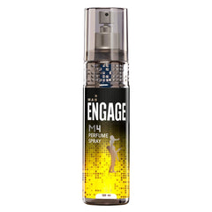 Engage M4 Perfume Spray | Spicy & Lavender Long Lasting Fragrance | Skin Friendly Perfume For Men 120ml 4 Fl.oz.