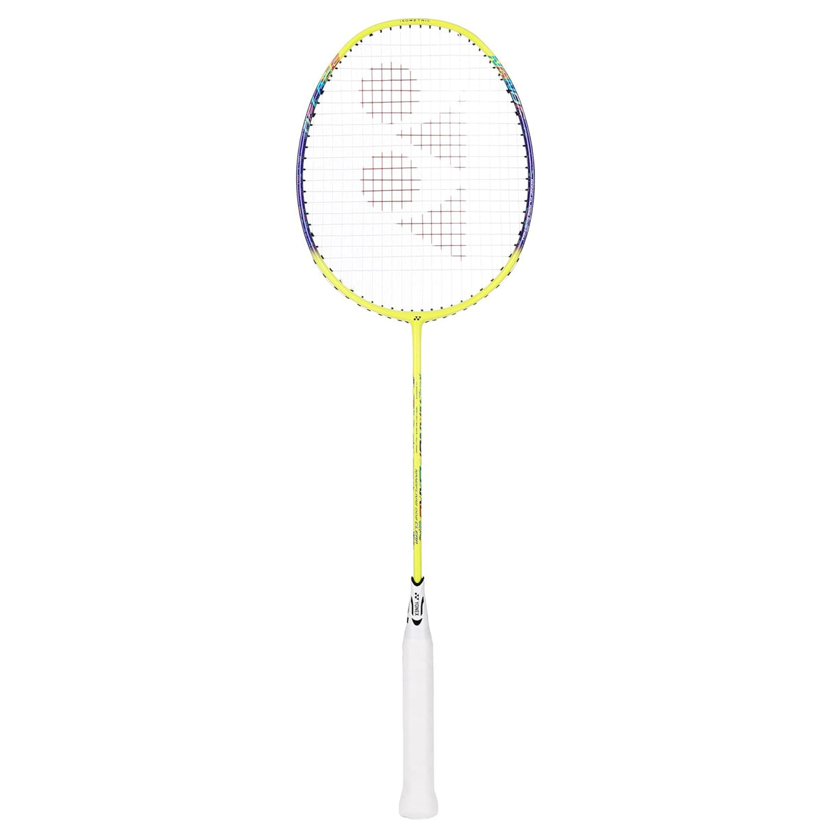 Yonex Graphite Badminton Racquet NANOFLARE 002 CLEAR, Colour - Yellow, Grip Size - 4 1/2 Inches