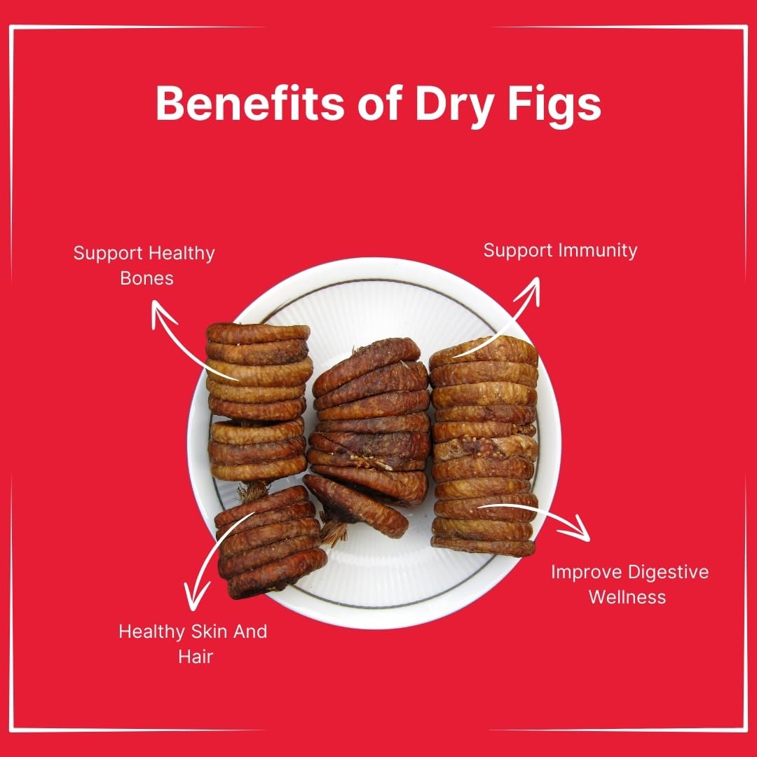 100% Natural Dried Afghani Figs By Boyo 200gm, | Rich In Iron Fiber Rich Dry Fruits Gluten Free Good Immunity Dry Anjeer | 7.0 Ounce