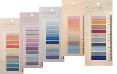 Index Tabs Sticky Notes With Ruler Multi Color Sticky Tabs For Notebook, Books - Packs Of 5