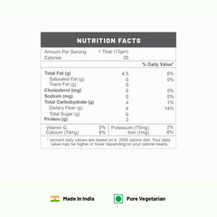 Pure Organio Organic Chia Seeds Npop Indian Organic Certified - High Fiber Seeds For Eating, Rich In Omega-3, Protein & Antioxidants, Sabja Seeds For Smoothies | 500gm 1.1lbs