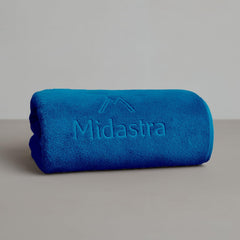 Midastra Microfiber Bath Towel 500 Gsm | Extra Soft, Lint-Free, Quick-Dry & Highly Absorbent Towel (Navy Blue)