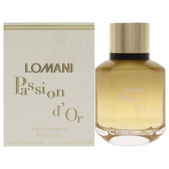 Lomani Paris Passion D'or For Women Eau De Parfum 100ml 3.4 Fl.oz. Perfect Gift For Wife | Long Lasting