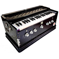 Best Harmonium - 7 Stopper, Double Bellow, 39 Keys, Two Reed (Bass-Male), 440 Hz Tunned | Handmade Musical Instrument - 2 Side Carry Handle, Harmonium For Beginners To Adults