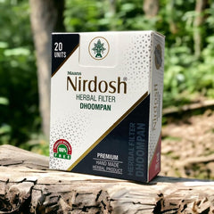 Premium Flavored Herbal Filter Dhoompan Sticks - 20 Pcs Herbal Cigarette | Bidi Sticks Rolled In Tendu Leaves, Non-Addictive Sticks - Tobacco Free & Nicotine Free
