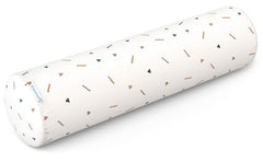 Memory Foam Soft Baby Bolster Pillow Cushion For Side & Neck Support, White | Removable & Washable Cover, Versatile Use, Comfortable & Restful Sleep, Portable, Lightweight Bed Pillow
