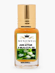 Menjewell Juhi Attar Perfume 5ml 0.17 Fl.oz. Unisex Fragrance | Long Lasting | Alcohol Free