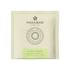 Makaibari Tea Treasures Silver Green Darjeeling Green Tea - 50gm, 1.7 Ounce, 25 Envelope Tea Bags | USDA Certified Premium Loose Long Leaf Green Tea - Medium Caffeine Loose Leaves