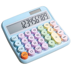 Funblast Calculator 12 Digit Extra Large 5-inch Lcd Display, Big Buttons Easy To Press Use As Office, School & Home Calculators Desktop, 15° Tilt Screen For Kids Calculator