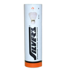 Silver's Badminton Nylon Shuttle Cocks Pro -70 , Pack Of 6 , Green | Base Material : Recycled Cork
