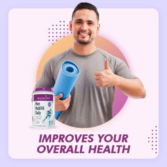 Healthyhey Nutrition Multivitamin For Men, Multi - Vit Daily With 13 Vitamins & 10 Minerals | 60 Vegetable Capsules , 100gm 0.2lbs