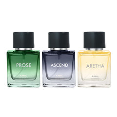 Ajmal Aretha + Ascend 50ml & Prose 50ml 1.6 Fl.oz. |  For Unisex Perfume 150 Ml  For Men & Women