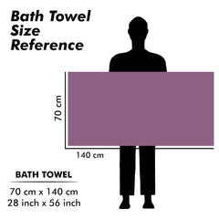 Urbanleaf Microfiber Large Bath Towel Quick Dry Super Absorbent Bath Towel | Towel For Bath, Travel, Gym, Beach, Pool & Yoga (Purple)